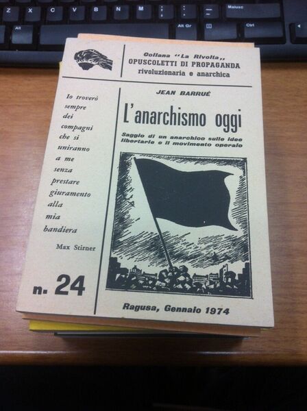 L'Anarchismo oggi