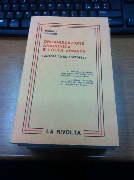Organizzazione anarchica e lotta armata