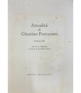 Attualità di Giustino Fortunato.