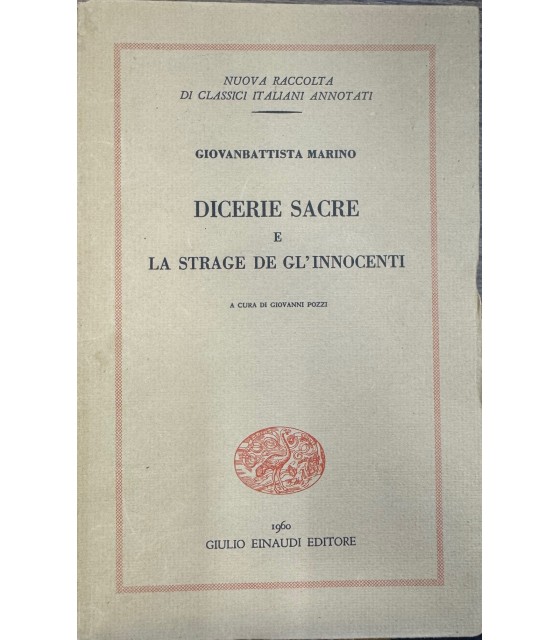 Dicerie sacre e la strage de gl'immocenti.