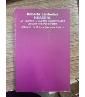 Husserl. La teoria dell'intenzionalità.