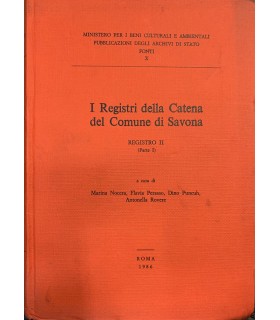 I Registri della Catena del Comune di Savona. Registro II …