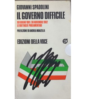 Il governo difficile.