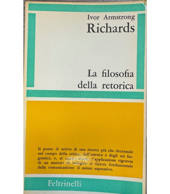 La filosofia della retorica.