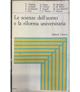 Le scienze dell'uomo e la riforma universitaria.