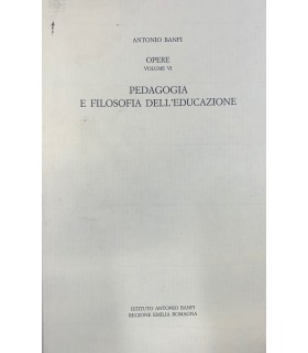 Pedagogia e filosofia dell'educazione.