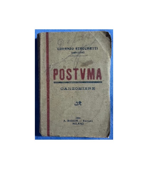 Postuma. Canzoniere.