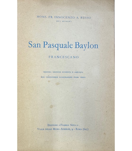 San Pasquale Baylon francescano.