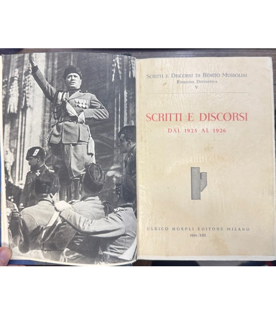 Scritti e discorsi dal 1925 al 1926.