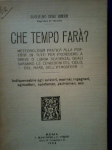 Che tempo farà?