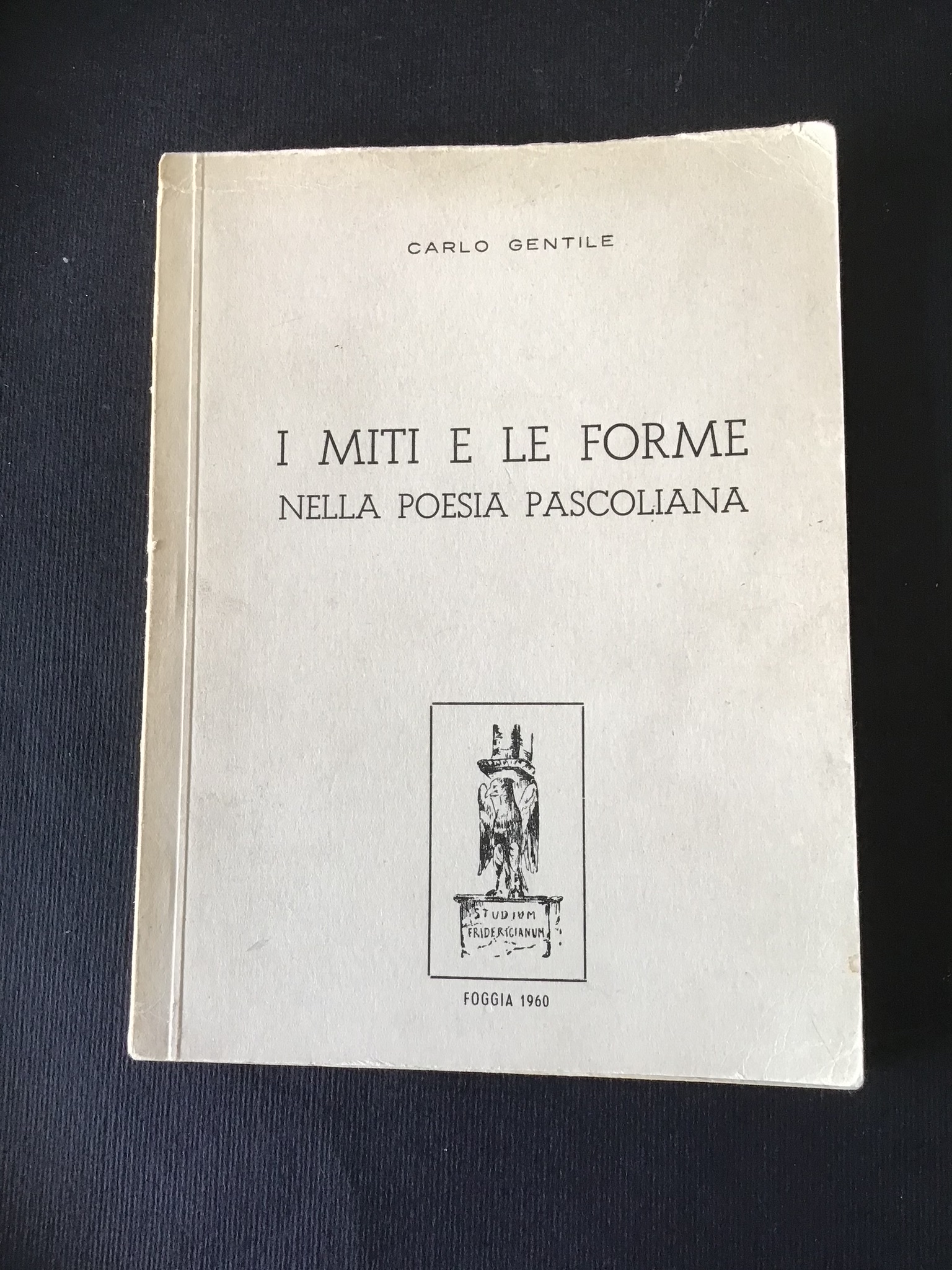 I MITI E LE FORME NELLA POESIA PASCOLIANA