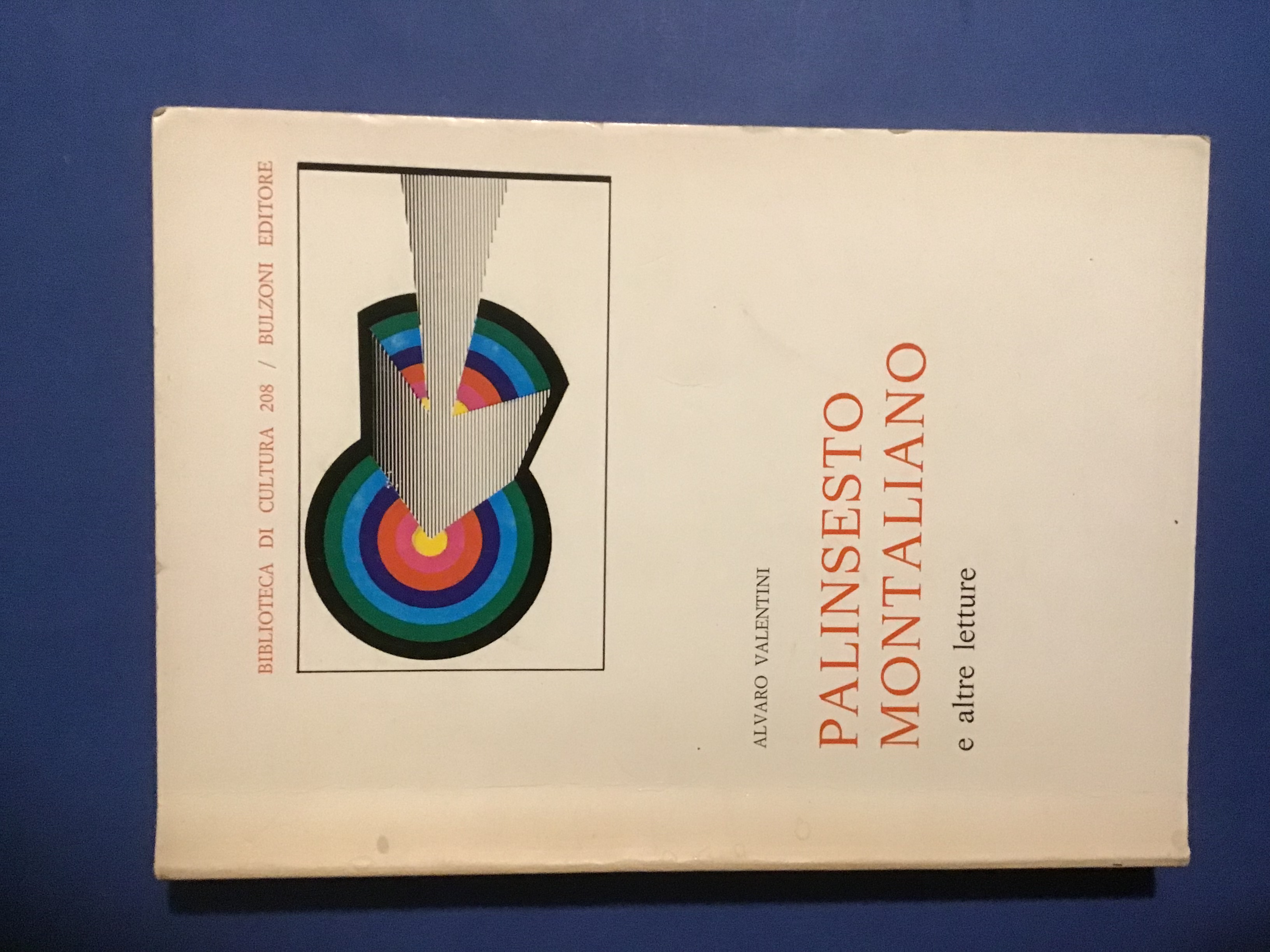 PALINSESTO MONTALIANO E ALTRE LETTURE