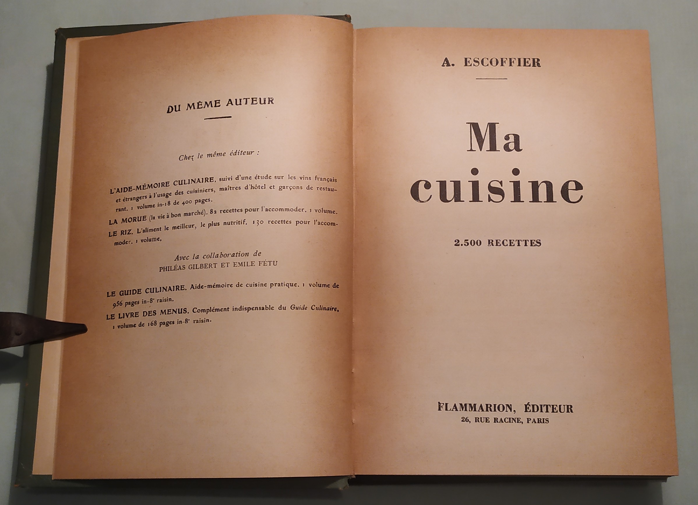 Ma Cuisine. 2.500 recettes.