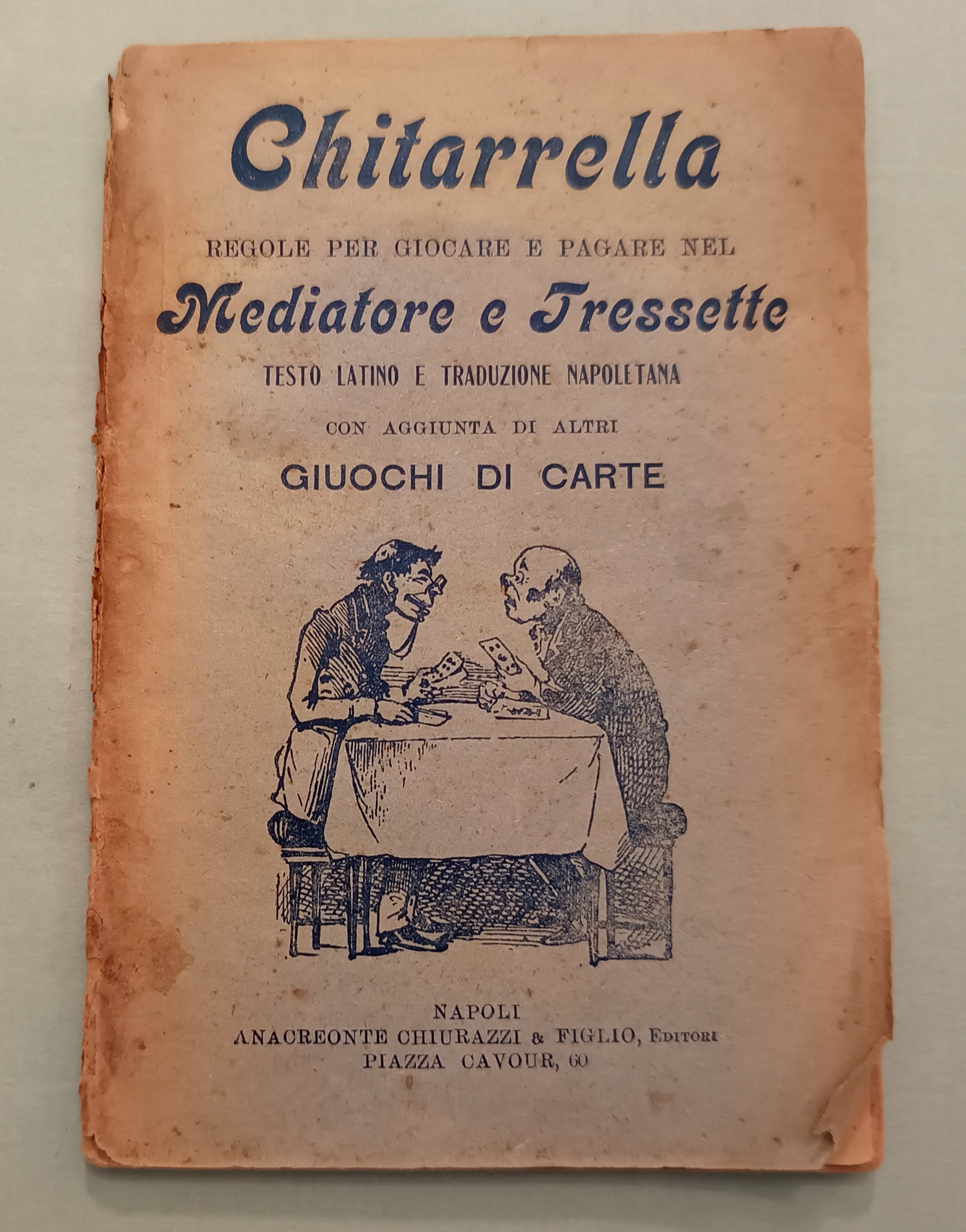 Regole per giocare e pagare nel Mediatore e Tressette. Testo …