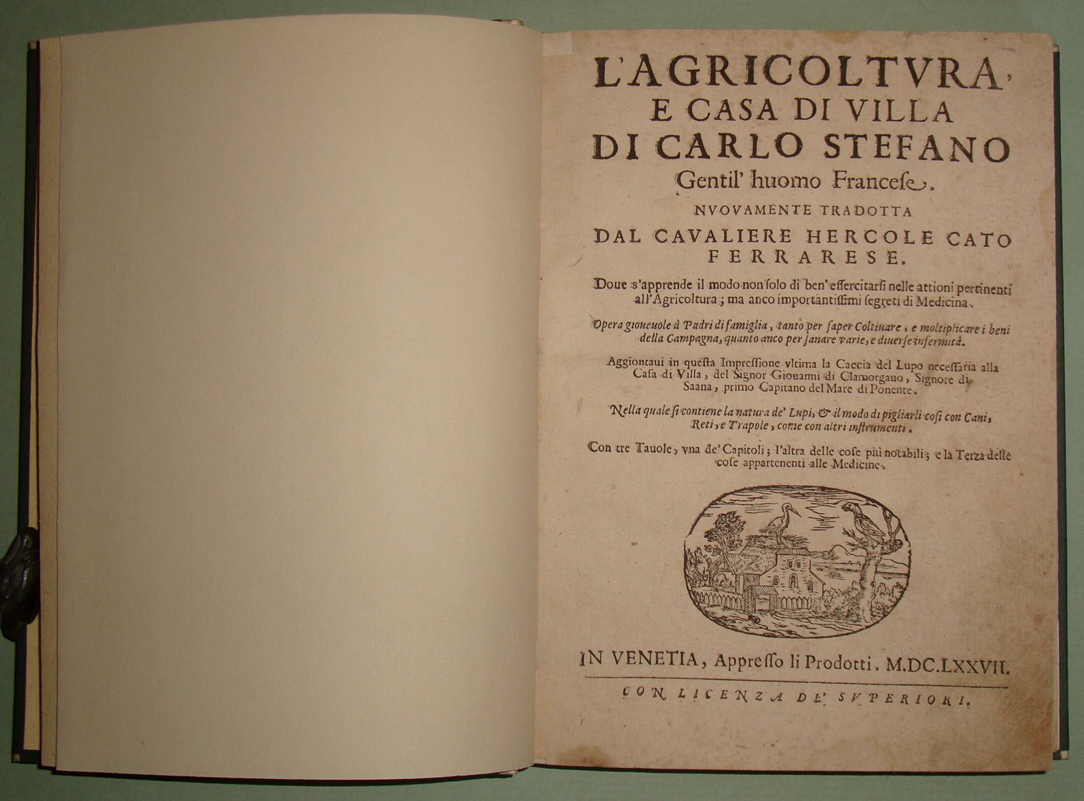 L'agricoltura et casa di villa di Carlo Stefano gentil'huomo francese