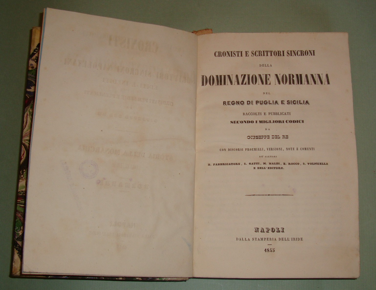 Cronisti e Scrittori Sincroni Napoletani editi e inediti ordinati per …