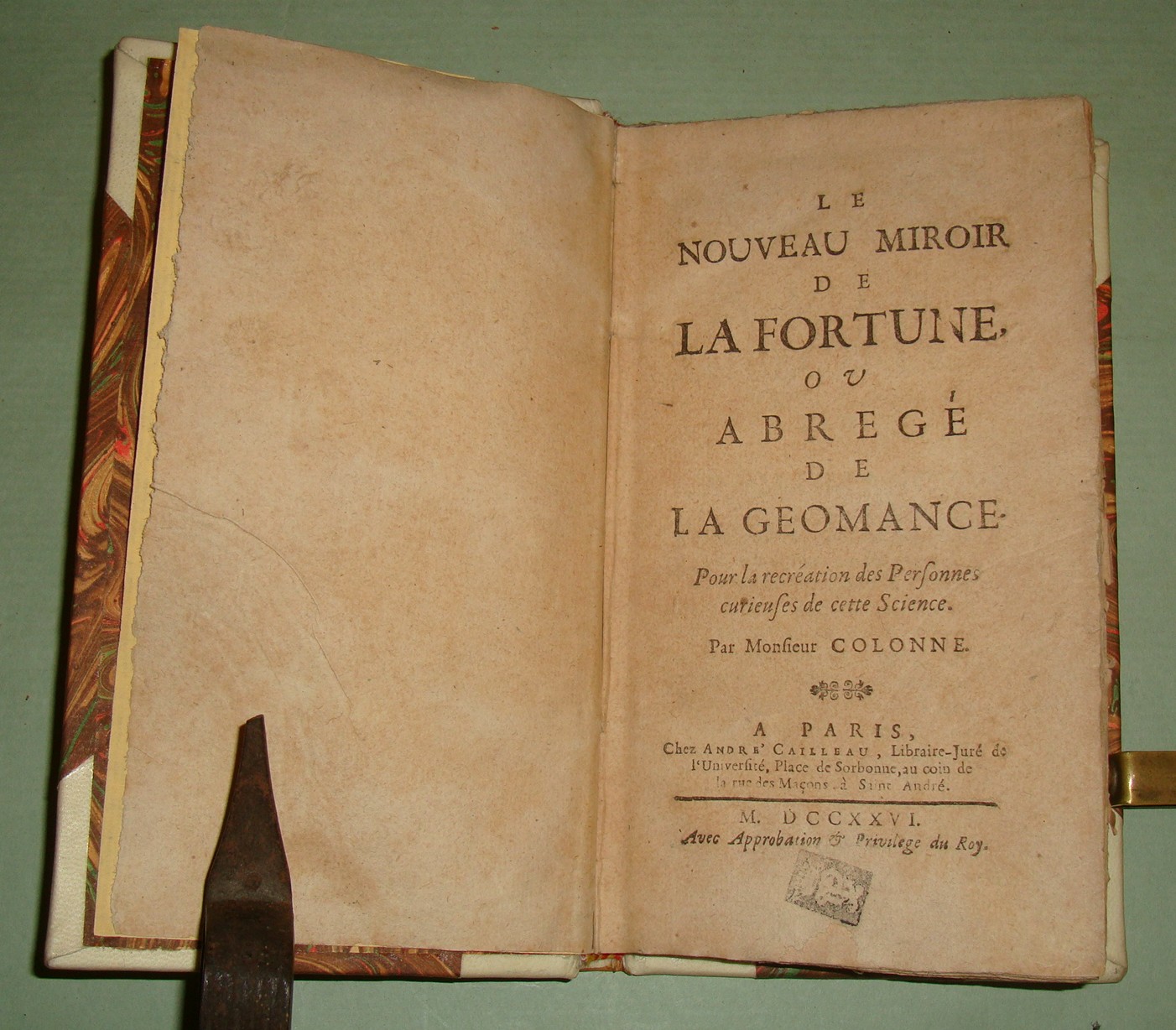 Le nouveau miroir de la fortune ou abregé de la …