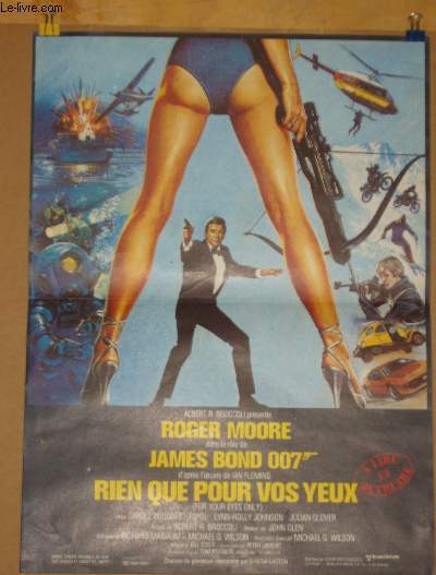 AFFICHE DE CINEMA - JAMES BOND 007 RIEN QUE POUR …