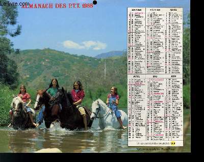 CALENDRIER - ALMANACH DES P.T.T. - DOLOMITES - RANDONNEES D'ENFANTS