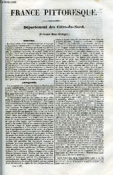 FRANCE PITTORESQUE TOME 1 - LIVRAISON N°37 - DEPARTEMENT DES …