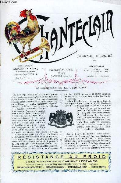 CHANTECLAIR N° 184 - MADEMOISELLE DE LA TOUR-DU-PIN PAR HENRI …