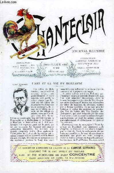CHANTECLAIR N° 232 - L'ART ET LA VIE EN HOLLANDE …