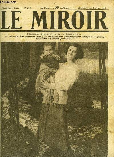 LE MIROIR N° 218 - Cette dame n'est autre que …