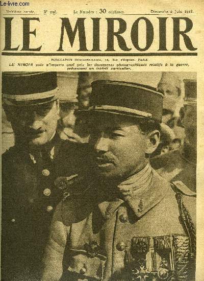 LE MIROIR N° 236 - Garros et Fronck qui viennent …