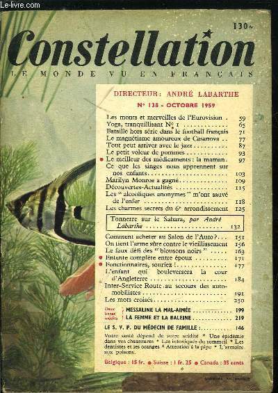 Constellation n� 138 - Les monts et merveilles de l'Eurovison, …