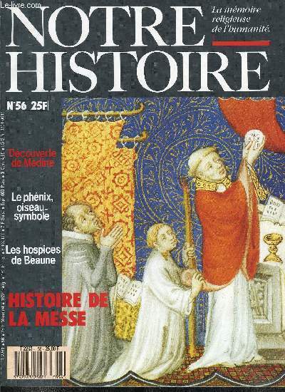 Notre histoire : la m�moire religieuse de l'humanit� n� 56 …