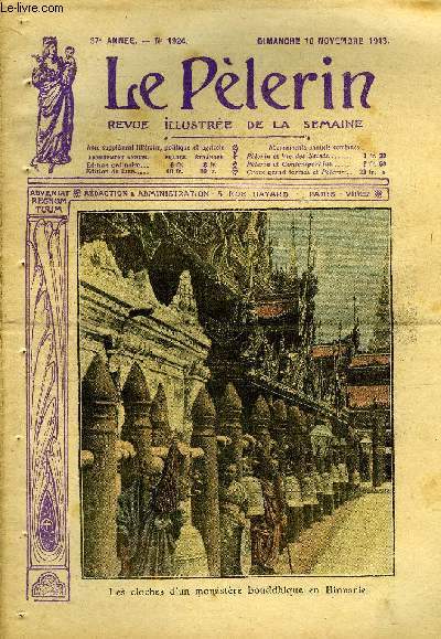 Le P�lerin n� 1924 - Les cloches d'un monast�re bouddhique …