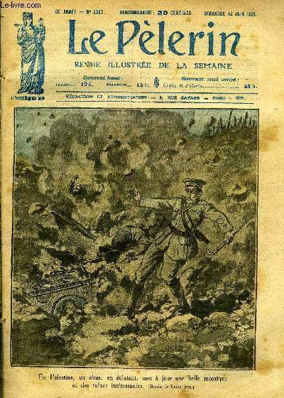 Le P�lerin n� 2307 - En Palestine, un obus, en …