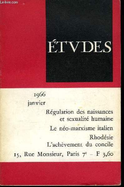 Etudes tome 324 n� 1 - Invitation au r�el par …