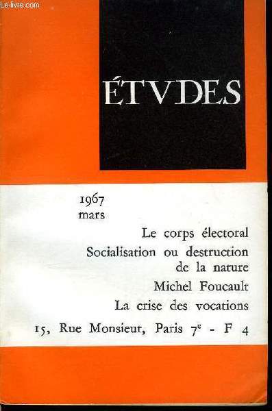 Etudes tome 326 n� 3 - Regroupement politique et corps …