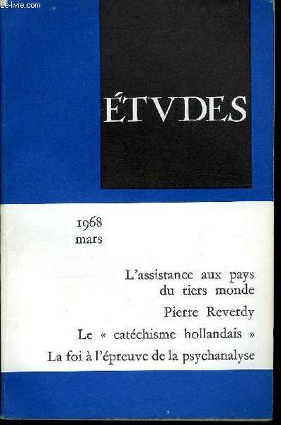 Etudes tome 328 n� 3 - R�flexions sur l'assistance aux …
