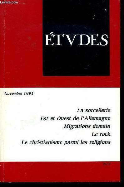 Etudes tome 375 n� 11 - Berlin, capitale par Renata …