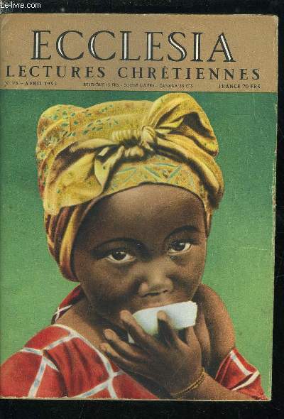 Ecclesia, lectures chr�tiennes n� 73 - Trois si�cles et demi …