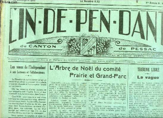 L'indépendant du canton de Pessac n° 45 - Les voeux …