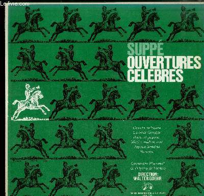 DISQUE VINYLE 33T : OUVERTURES CELEBRES - La belle Galat�e, …