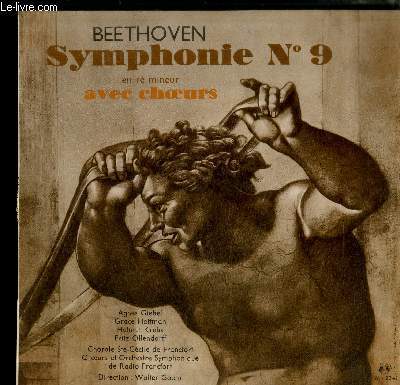 DISQUE VINYLE 33T : Symphonie n�9 en r� mineur avec …