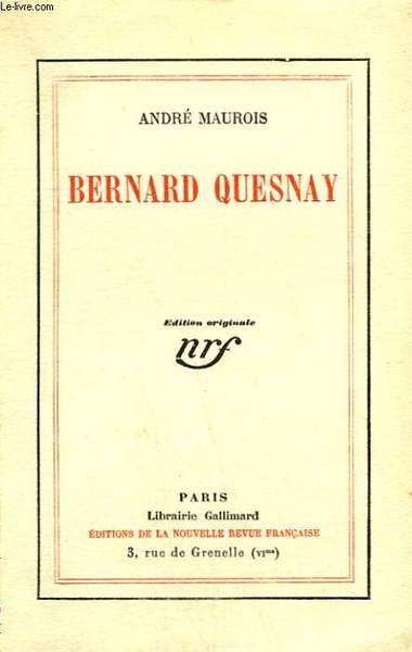 BERNARD QUESNAY.