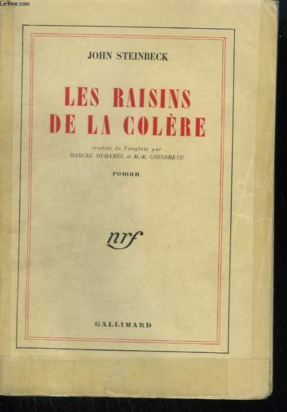 LES RAISINS DE LA COLERE. ( THE GRAPES OF WRATH …