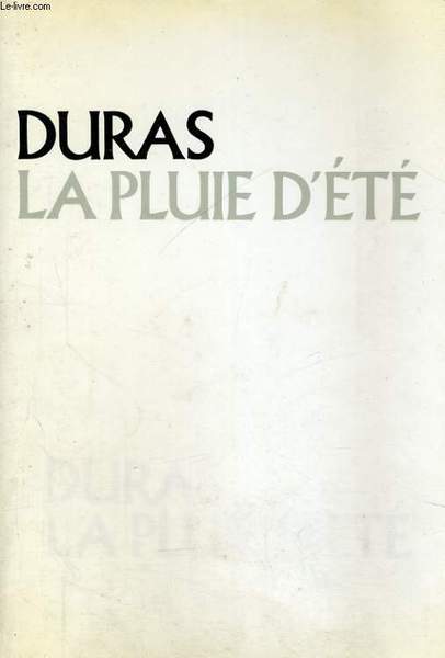 LA PLUIE D'ETE