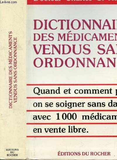 DICTIONNAIRE DES MEDICAMENTS VENDUS SANS ORDONNANCE
