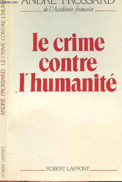LE CRIME CONTRE L'HUMANITE