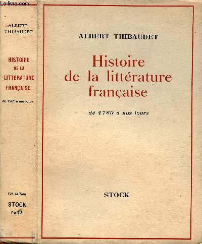 HISTOIRE DE LA LITTERATURE FRANCAISE