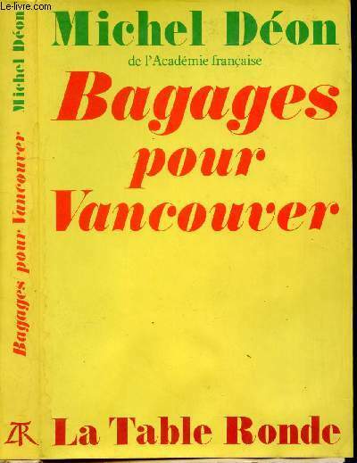 BAGAGES POUR VANCOUVER