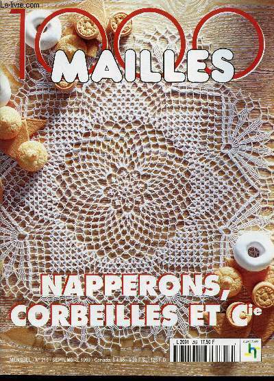 N� SEPTEMBRE 1999 - 1000 MAILLES NAPPERONS, CORBEILLES ET CIE