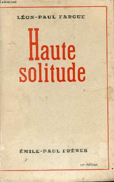 HAUTE SOLITUDE