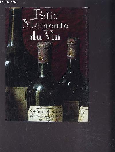 PETIT MEMENTO DU VIN- POIDS PLUME- DES LIVRES A POSTER